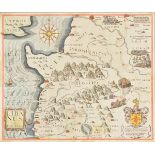 Lebanon. Fuller (Thomas), Libanus et ejuus Vicinia, circa 1650, hand coloured engraved map,