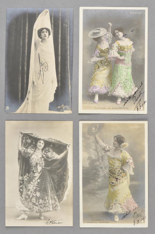 Theatre & Opera. A collection of approximately 200 postcards, early 1900s,  the vast majority female