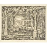*Tanner (Robin, 1904-1988). The Cheese Room, 1978,  etching on thick wove paper, an artist's proof