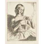 *@Brockhurst (Gerald Leslie, 1890-1978). Nadejda, 1924,  etching on wove paper, from the edition
