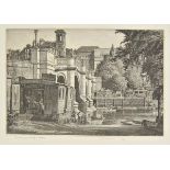 *@Badmin (Stanley Roy, 1906-1989). Richmond Bridge, Surrey, 1931,  etching on wove paper, from the