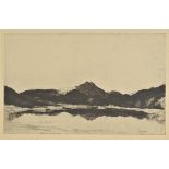*@Cameron (David Young, 1865-1945). Ben Lomond, 1923,  etching and drypoint on laid paper, from