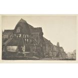 *@Webb (Joseph, 1908-1962). Dream Barn, 1929,  etching on thick laid paper, signed and titled