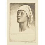 *@Brockhurst (Gerald Leslie, 1890-1978). Anais I, 1920,  etching on laid paper, from the edition