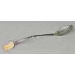 *Korean Spoon. A Korean bronze spoon of swallow tail type, Koyro period, circa 12th century,