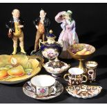 *Royal Doulton. A pair of Royal Doulton figures, Pickwick H.N.2099 and Pecksniff H.N.2098, another
