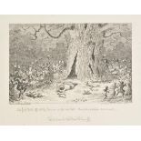 *Cruikshank (George, 1792-1878). Thirteen etchings from The Life of Sir John Falstaff, [1857-58],