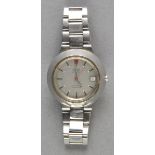 *Omega. A 1970s gents Omega Seamaster Electronic F300 H2 chronometer, stainless steel bracelet and