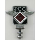 *Junior Car Club. A car badge by Elkington & Co.,  numbered J1286, chromium-plating on brass with