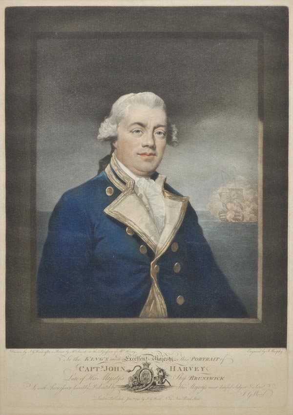 *Murphy (John, circa 1748-circa 1820). Captn. John Harvey, late of His Majesty's Ship Brunswick,