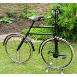 *A circa 1898 Crypto Cycle Co., 'Alpha Bantam' GFD. With 22-inch Westwood style rims with cream