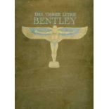 The Three Litre Bentley - 1924. A rare cord-tied brochure,  32pp. with a tipped-in colour plate a