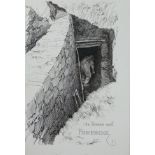 *Patterson (Frank). 'The Roman Wall, Piercebridge',  depicting a workman labouring in a doorway at