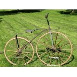 *A late 1860s Vélocipède. A smaller-framed bicycle than one normally encounters, this machine having