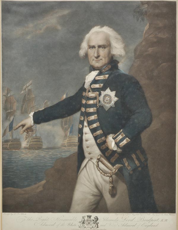 *Green (Valentine, 1739-1813). The Right Honourable Alexander Lord Bridport, K:B: Admiral of the