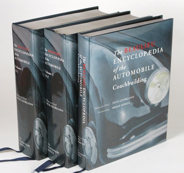 The Beaulieu Encyclopaedia of the Automobile, published in 2000 in two volumes (Vol 1 A - L), (Vol 2