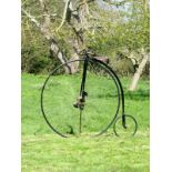 *A circa 1885 Singer & Co. 56-inch Ordinary, having an oval backbone swaged at the rear to