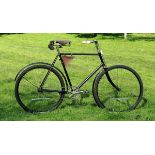 *1900 Raglan No 17 Roadster. A gentleman's bicycle with a 23 1/2-inch black-enamelled frame with a