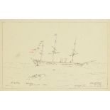 *Mitchell (William Frederick, 1845-1914). An archive of over 400 pen and ink drawings of naval