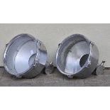 *Cargo Lights. A large pair of ship's cargo lights, circa 1960s,  of aluminium construction with