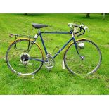 *A Holdsworth Gentleman's Touring Bicycle dating from the 1950s,  finished in dark blue, the frame