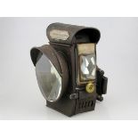 *A circa 1891 John P. Lovell Arms Co., 'Diamond' oil-powered Safety Bicycle lamp,  of American