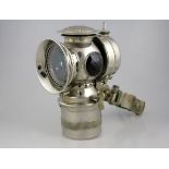 *A 1916 Badger Brass Mfg. Co., 'Solar' acetylene gas-powered lamp, in what appears to be in unused