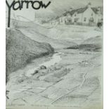 *Patterson (Frank). 'Yarrow. The Vale of Yarrow....Gordon Arms in the distance',  the drawing has