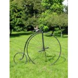 *A circa 1877 Starley Bros., 48-inch Tangent-spoked Ordinary. A rare and historic bicycle