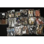 STAR WARS - A COLLECTION OF SIXTEEN CHARACTER FIGURES and their variants, including Han Solo with