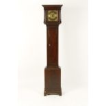 AN 18TH CENTURY LONGCASE CLOCK, with 8" dial signed Jno. Barnett, Tavistock, with unusual 30 hour