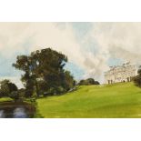 •JOHN NEWBERRY (1934-) "Kingston Maurward, Dorchester, Dorset", signed lower right, watercolour,