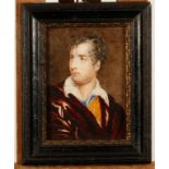 MANNER OF CHARLES RICHARD BONE (1809-1880) A portrait of George Gordon Byron, 6th Baron Byron (