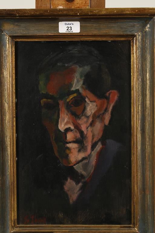 •VIOLET MADELINE JOSETTE (JO) JONES (1894-1989) "Old Pepe - Spain", a portrait study of an old - Image 2 of 2