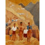 •VIOLET MADELINE JOSETTE (JO) JONES (1894-1989) "The Boys of Sacromonte, Granada, Spain", signed