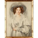 ENGLISH SCHOOL, early 19th century A portrait of Lady Peal, after the original by Sir Thomas