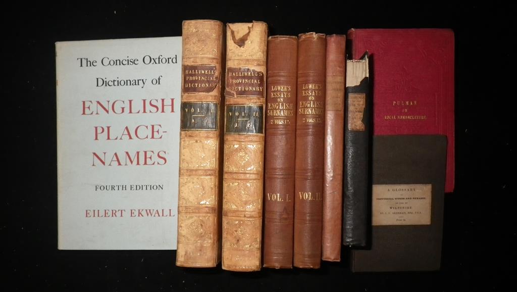 AKERMAN, J.Y. A Glossary of Provincial Words and Phrases in Use in Wiltshire. J.R. Smith, 1842,