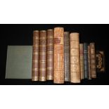 WARTON, Thomas. The History of English Poetry. Tegg, 1840, 3 vols., contemp. half morocco. BACON,