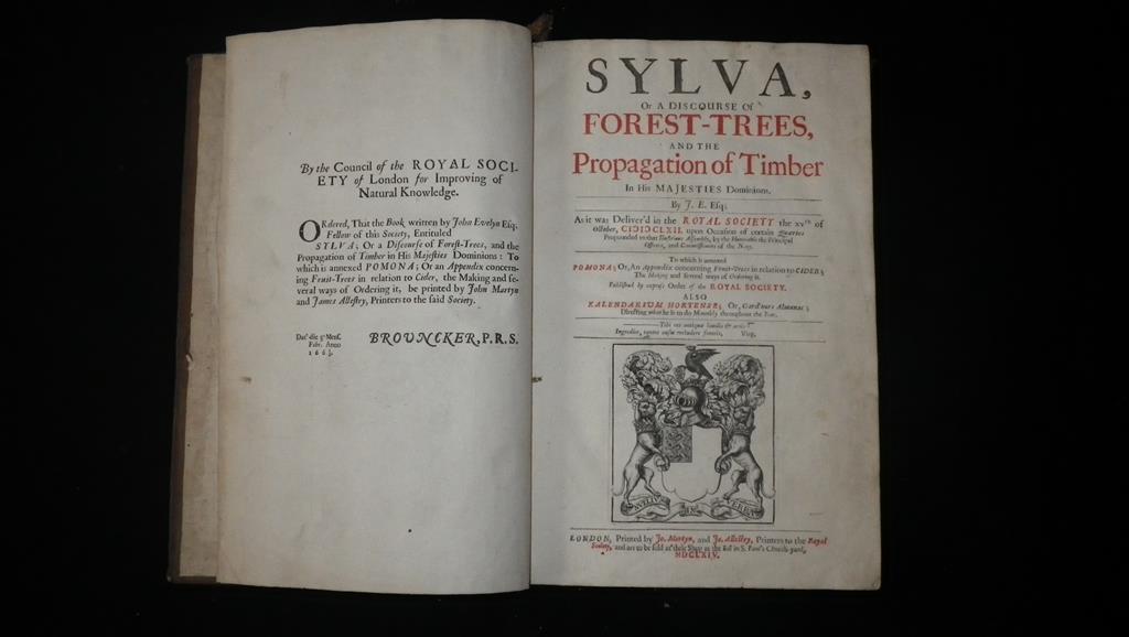 EVELYN, John. Sylva, Or a Discourse of Forest-Trees, and the Propagation of Timber. Jo. Martyn,