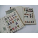 A COLLECTION OF GREAT BRITAIN AND WORLD STAMPS contained in two albums