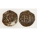 PLANTAGENET KINGS, HENRY II, 1154-1189 A.D. TEALBY COINAGE. PENNY. Class A, facing bust holding