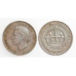 AUSTRALIA, CROWN, 1938. Bare head left, crown above date on reverse. GVF. (one coin)