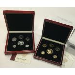 GREAT BRITAIN, The London Mint Office, King Edward VIII new strike pattern set of silver proof