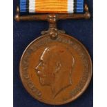 A BRITISH WAR MEDAL, Bronze issue (No. 108747. Chinese L.C.). Mounted for display