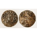 ANGLO-SAXON, KINGS OF MERCIA. OFFA, 757-796 A.D. PENNY. Portrait type, bust right, 'OFFA REX' on