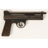 A WEBLEY MK I AIR PISTOL, 8"