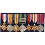 A GREAT WAR AND SECOND WORLD WAR MEDAL GROUP, awarded to Lt-Colonel George William Quin-Smith,