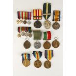 A COLLECTION OF GREAT WAR VICTORY MEDALS, (24571 PTE. G. CLARK. DORSET. R.), (28261 PTE. A. HERBERT.