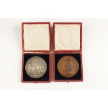 MEDALS, GOLDEN JUBILEE, 1887, struck in silver, by J E Boehm, inscribed ASIA, AMERICA, EUROPE,