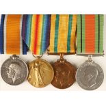 A GREAT WAR PAIR, TERRITORIAL FORCE WAR AND DEFENCE MEDAL GROUP, War and Victory (200433 A. CPL .H.